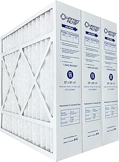 United Filter Compatible with Honeywell 20x20x5 MERV 11 Furnace Filters | (Case of 3) Actual Size 19-5/8" x 19-13/16" x 4-3/8" | Captures Pollen, Mould, Bacteria & Smoke | Made in Canada