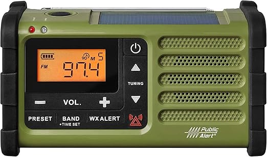 SANGEAN SG-112 AM/FM/Weather/Hand Crank/USB Solar/Emergency Alert Radio
