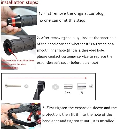 Miniatura 6 de Para Kawasaki H2 H2R 2015-2020 2021 2022 motocicleta CNC manillar embrague palancas de freno manillar protección (color rojo)