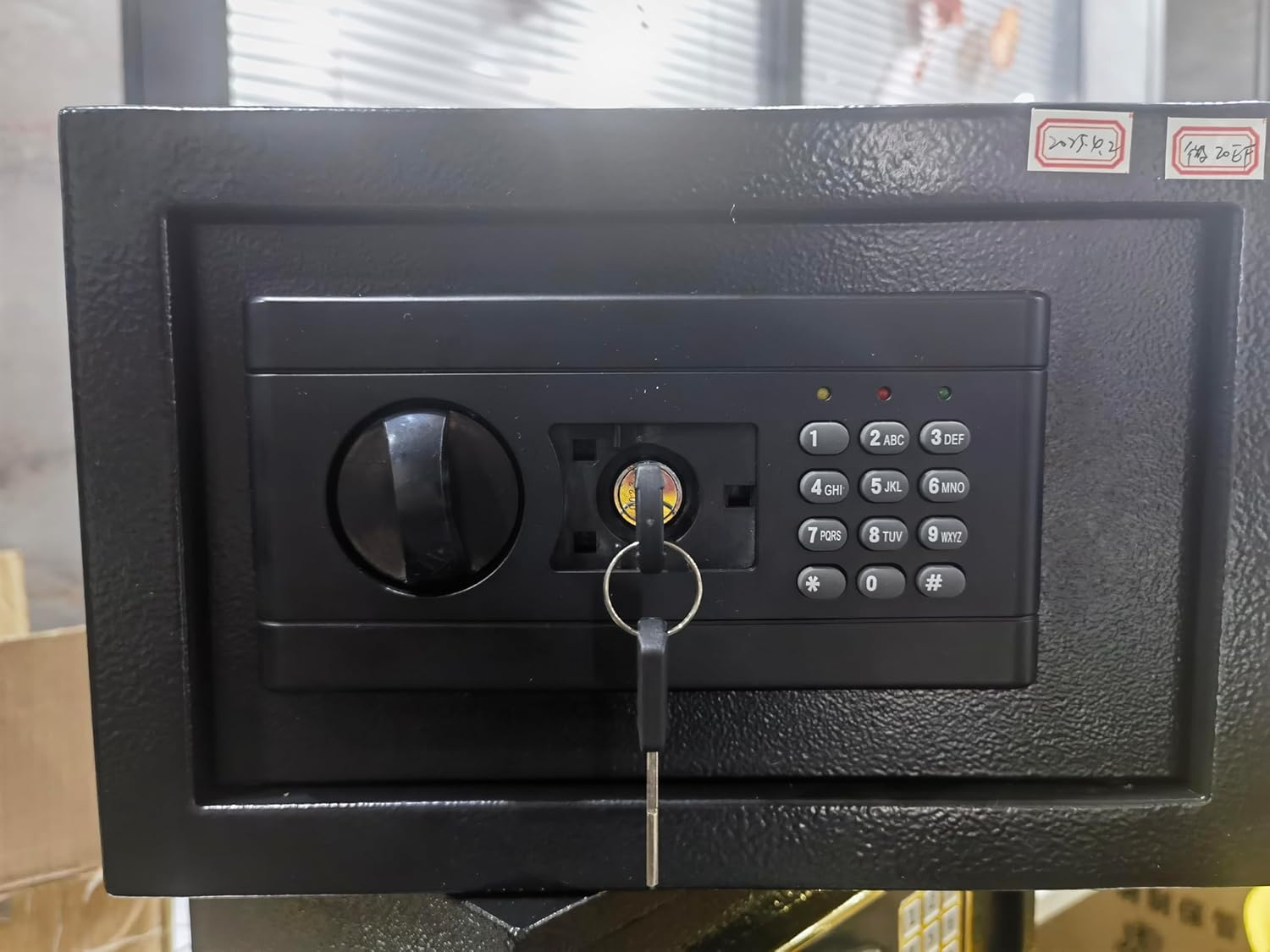 Safe Box for Home Digital Security Safe with Combination Lock and Sensor Light, 0.44 Cuft Security Boxes for Home, Office and Hotel, Safes for Money Jewelry Medicine