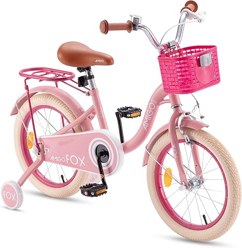 Royalbaby Princess - Bicicleta para niñas de 12, 14, 16, 18, 20 pulgadas, con cesta para niños de 3 a 12 años