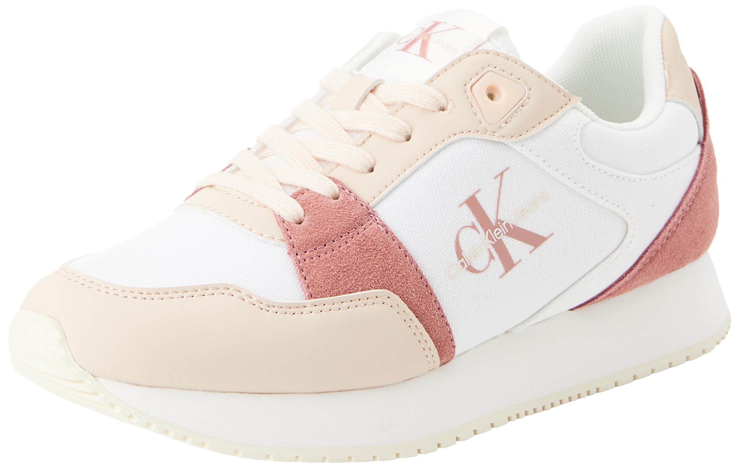 Calvin Klein Jeans Zapatillas para Mujer Runner Sneaker Low Lace Mix Deportivas