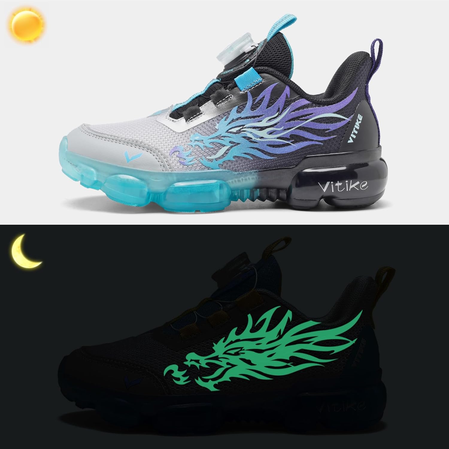 Kids Sneakers Boys Girls Running Tennis Shoes Athletic Sports Casual - Image 4