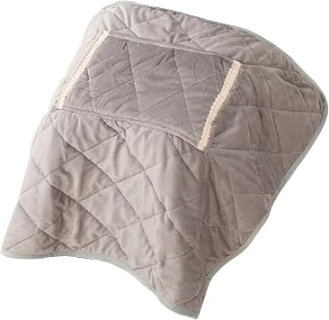 Heated Blanket with Pocket 32x24 inch Soft Warm USB Heated Lap Blanket for Office, Car, Home, Travel Grey