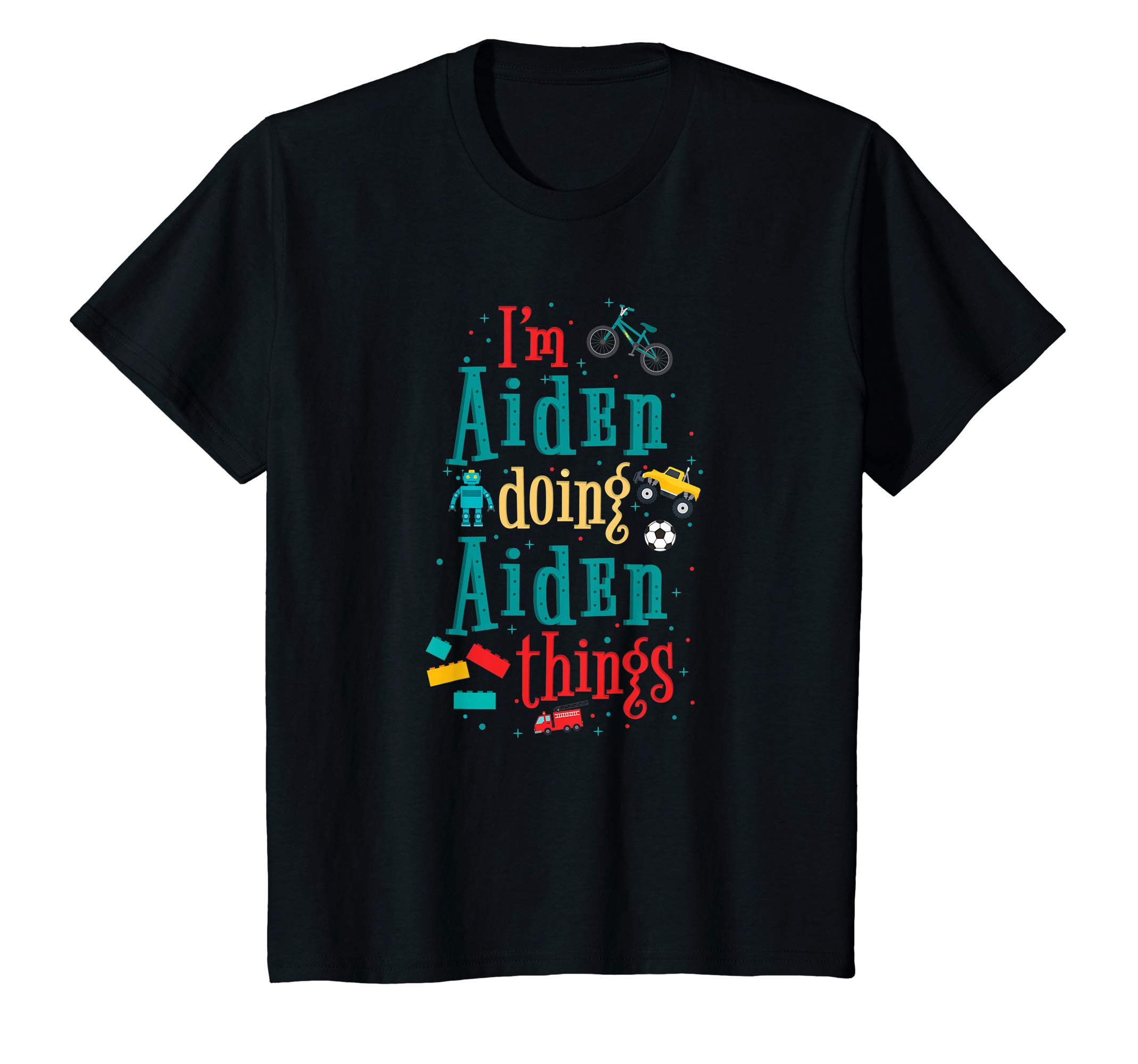 Kids I'm Aiden Doing Aiden Things Cute Boys Gift T-ShirtOEKO-TEX STANDARD 100