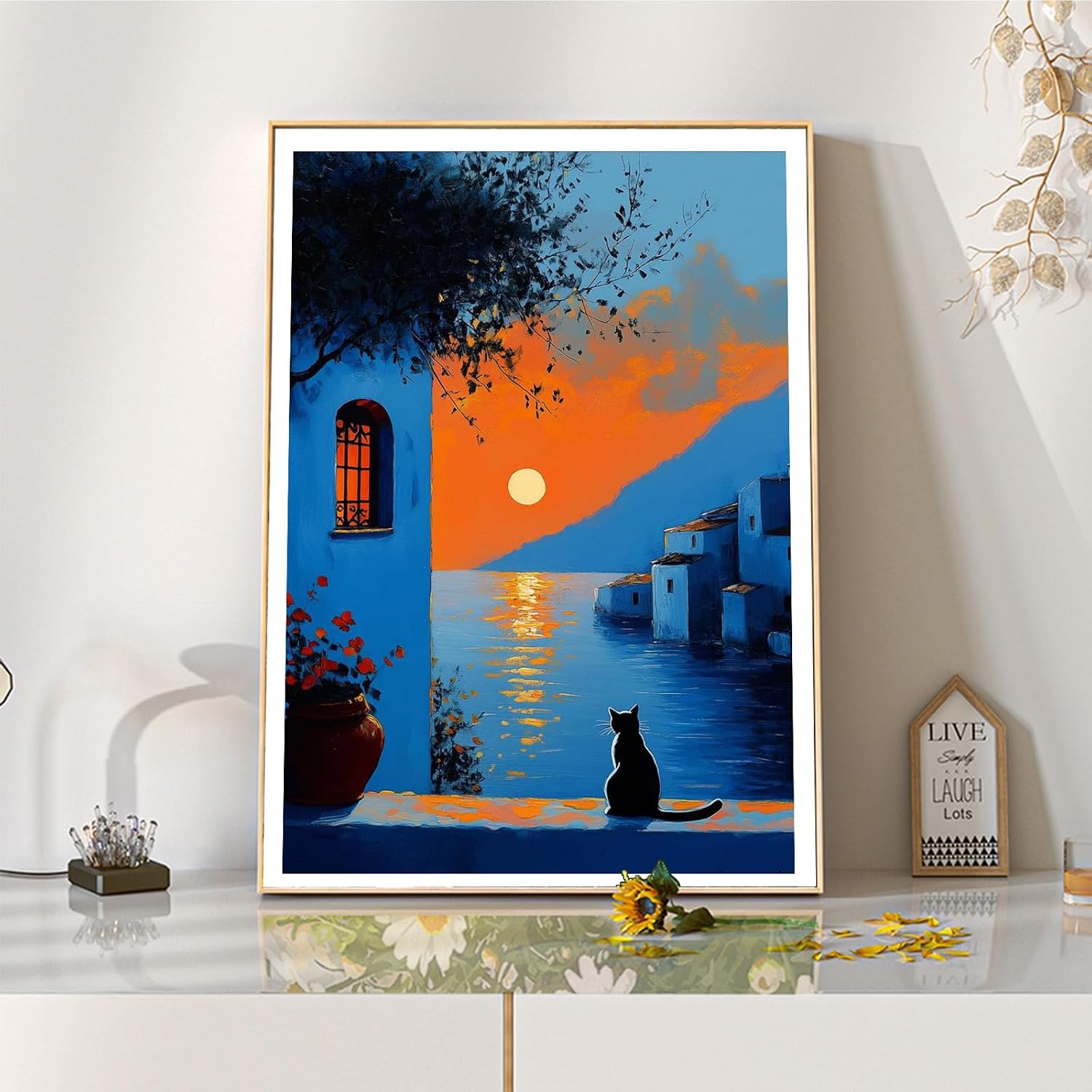 HvasJing Link Diamond Painting Kit for Adults, Sunset Diamond Art Kit image 2