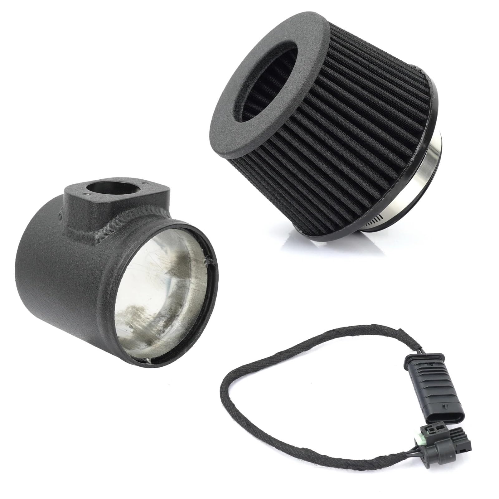Per BMW 535i F10 F11 3.0T N55 2009-2016 Kit Tubo Di Aspirazione Aria Fredda Modificato Per Auto Con Scudo Termico Motore Filtro Ad Alto Flusso Tubo Aspirazione Aria