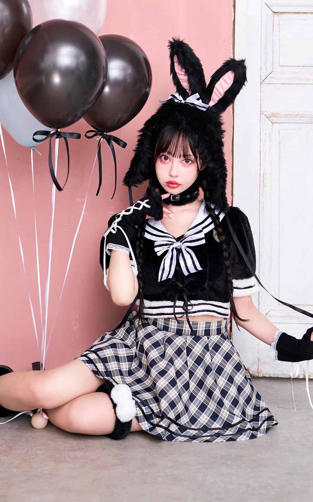 Malymoon] コスプレ メイド ウエイトレス アニマル 動物 バニー うさぎ