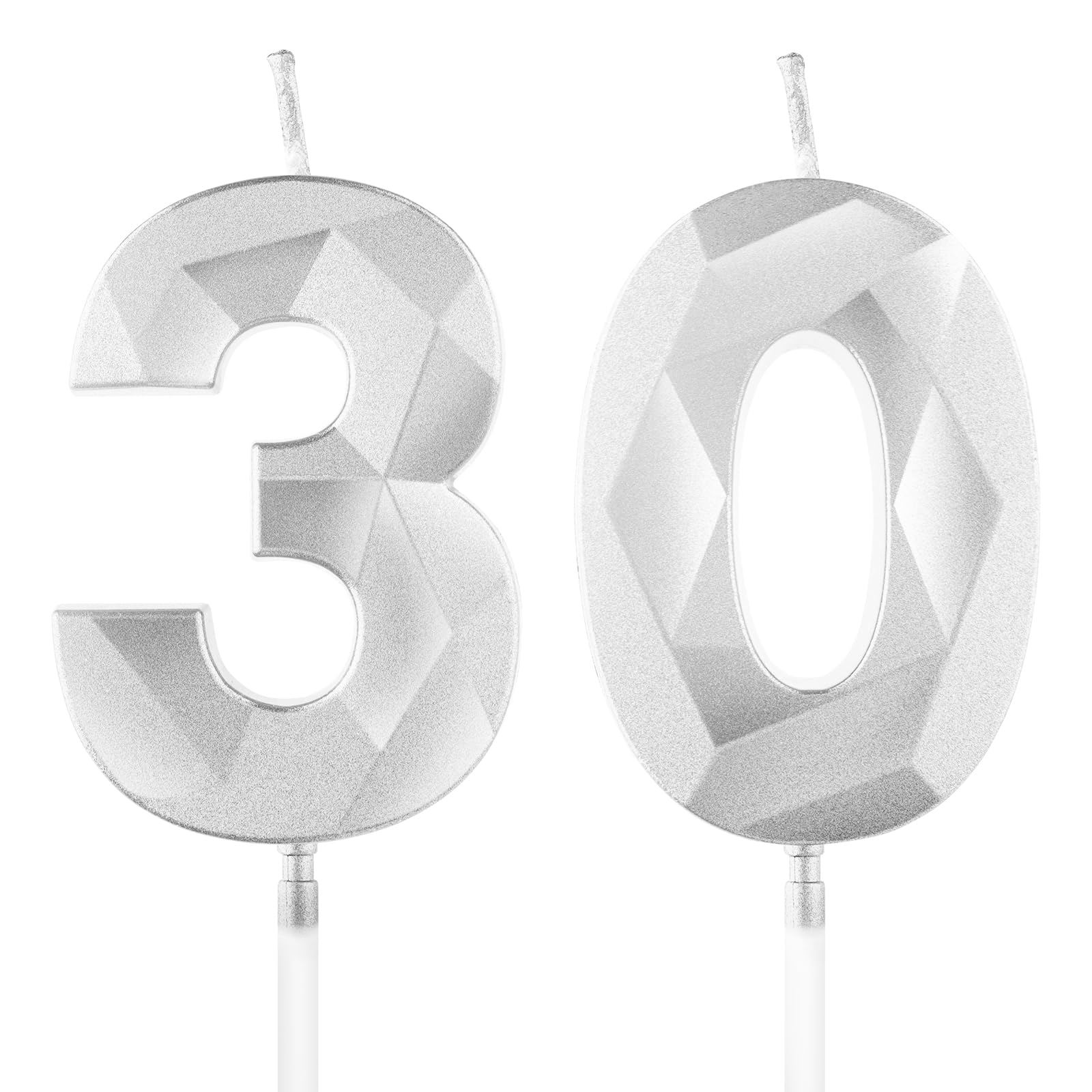 Yiran 50th Birthday Candles, Gold Number 50 Happy Birthday Candles, Cake Topper Decorations for Birthday Party, Wedding Anniversary Celebration Supply — view 210