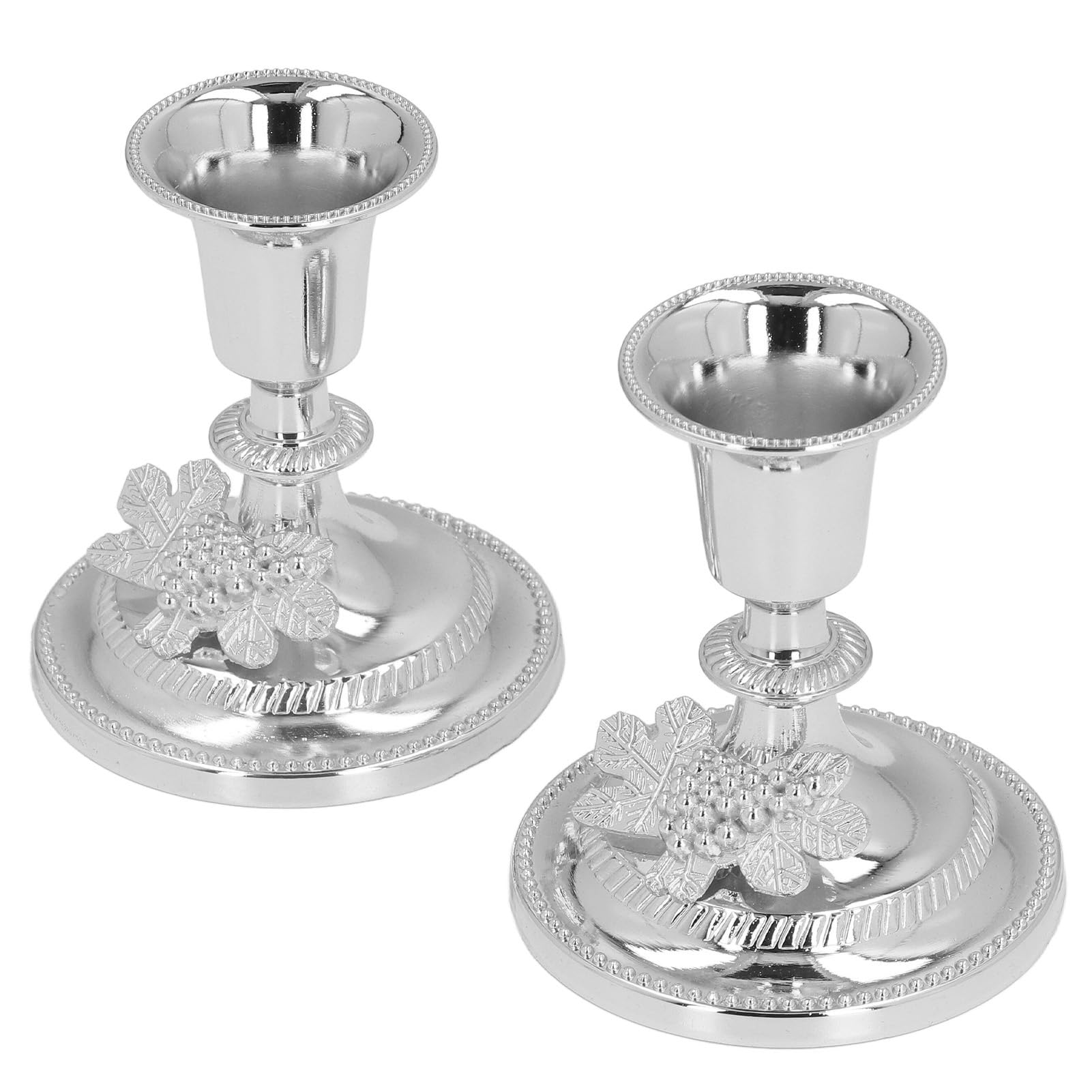 Metalen Kandelaars Set van 2, Zilveren Kandelaarhouders voor Taps Toelopende Kaarsen, Decoratieve Kandelaars voor Thuis Bruiloft Tafel Middenstuk Decor(S Metalen Kandelaars Set van 2, Zilveren Kandelaarhouders voor Taps Toelopende Kaarsen, Decoratieve Kandelaars voor Thuis Bruiloft Tafel Middenstuk Decor(S