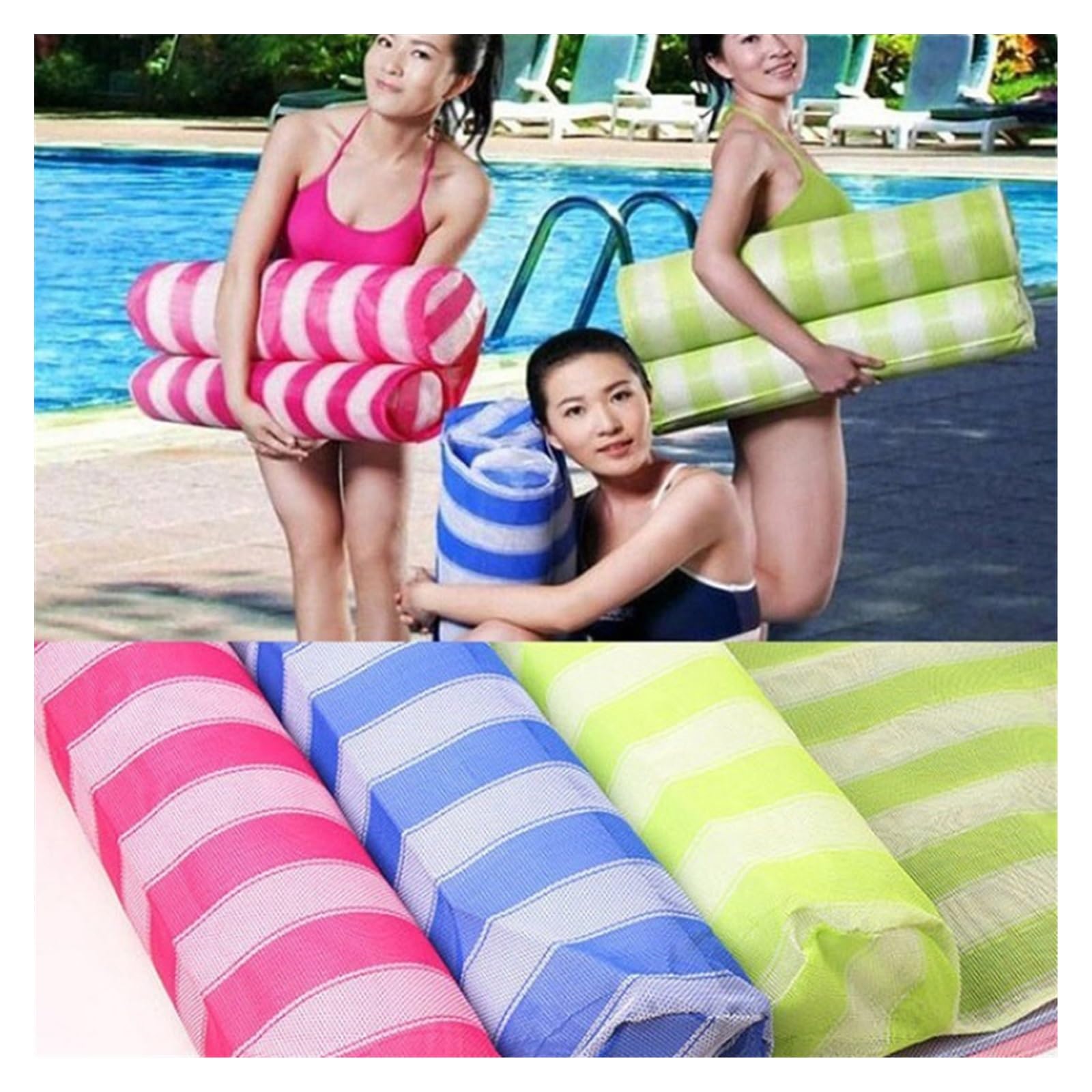 Hamac d'eau Hamac flottant flottant Lit flottant Jouets flottants Gonflable Lit flottant Chaise Piscine Hamac gonflable pliable Hamac Gonflable Flottant