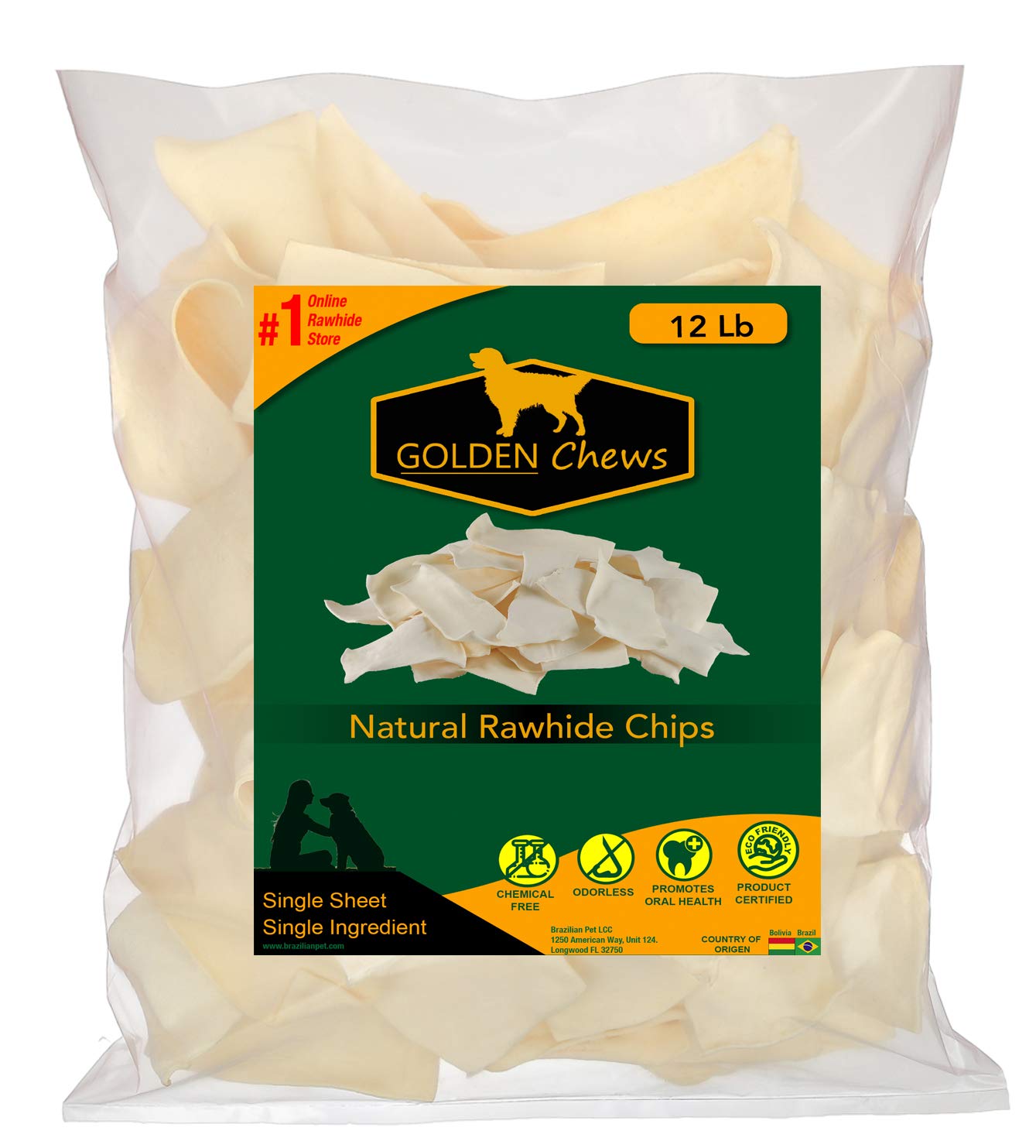 rawhide chips for dogs
