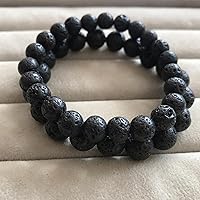 Vista 5 de Tigers Eye Protection Handmade Bracelet Best Present For Men Women Attract Wealth Chakra Feng Shui Stretchy Beaded Bracelets Lucky Friendship