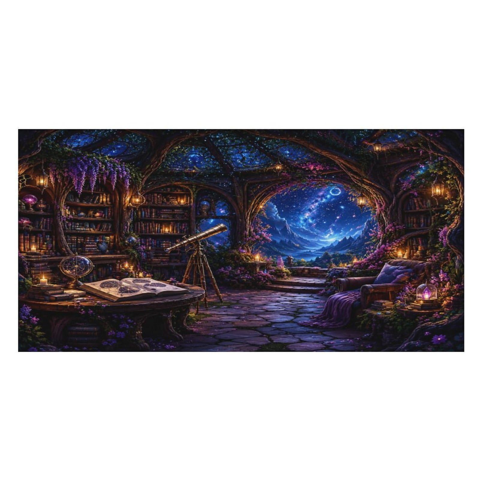 Anceky Enchanted Library Night Sky Oversized Beach Towel Quick Dry Sand Free Microfiber Travel Towel Lightweight Multi Purpose Beach Blanket Pool Gym Bath Towel 63x31 in