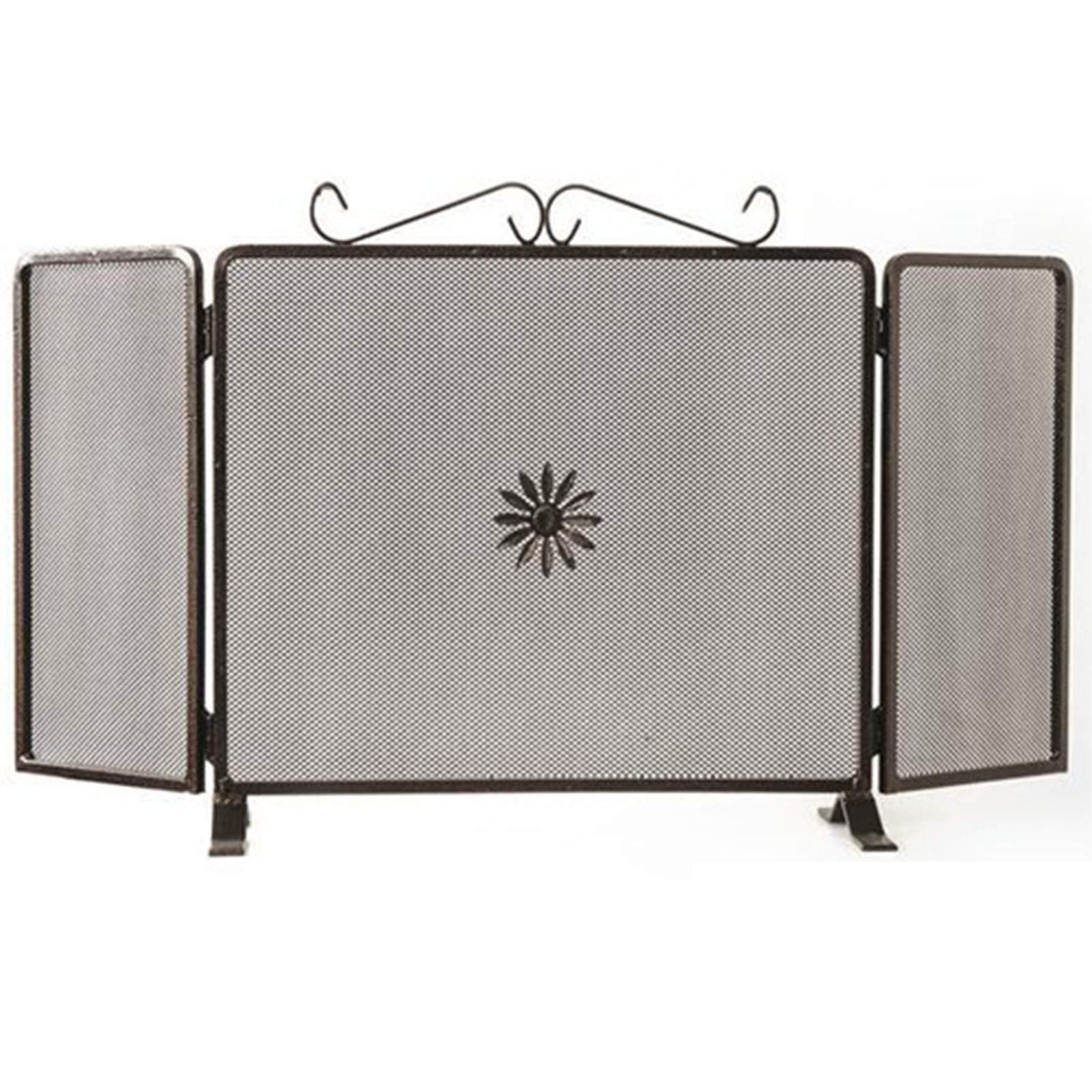 MILLE Parascintille 2 Ante, Ferro Quadrato, Cerniere Saldate 80xh. 40 Cm