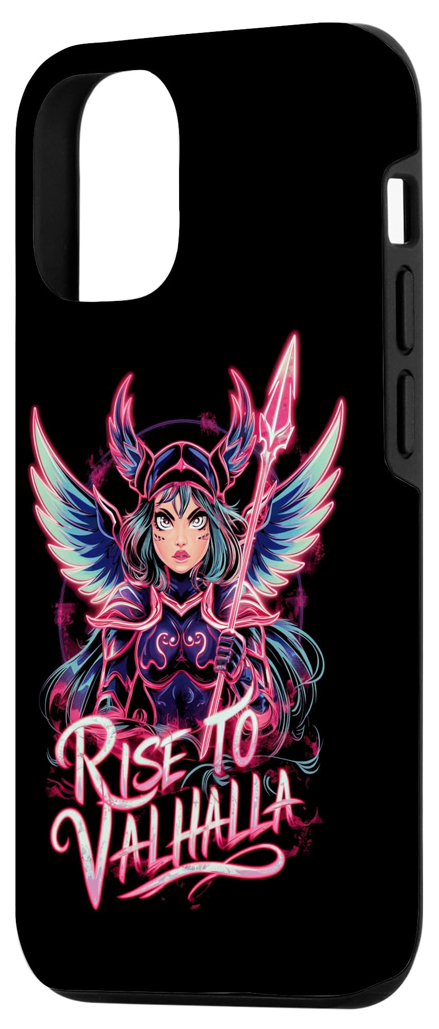 iPhone 15 Viking Rise To Valhalla Colorful Valkyrie Norse Mythology Case - Image 2