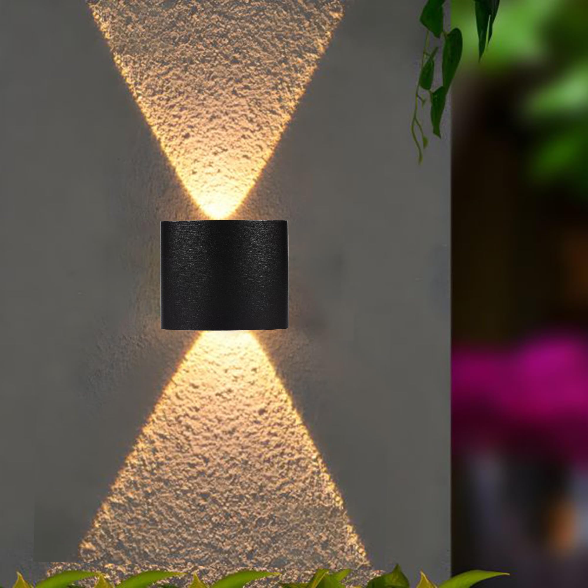 FERA Waterproof Up Down Led Wall Lamp, Aluminium IP65 Body 2 Ray, Warm White, Indoor/Outdoor Decorative Wall Sconce Light, (2 ray Warm)-image-21