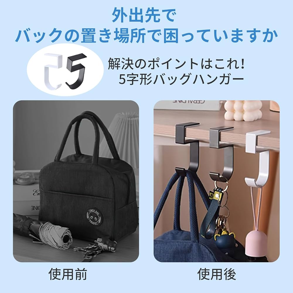 コンパクト書斎デスク - サイズ: 80x40x74cm、収納バッグ&フック コンパクト書斎デスク サイズ 80x40x74cm収納バッグフック