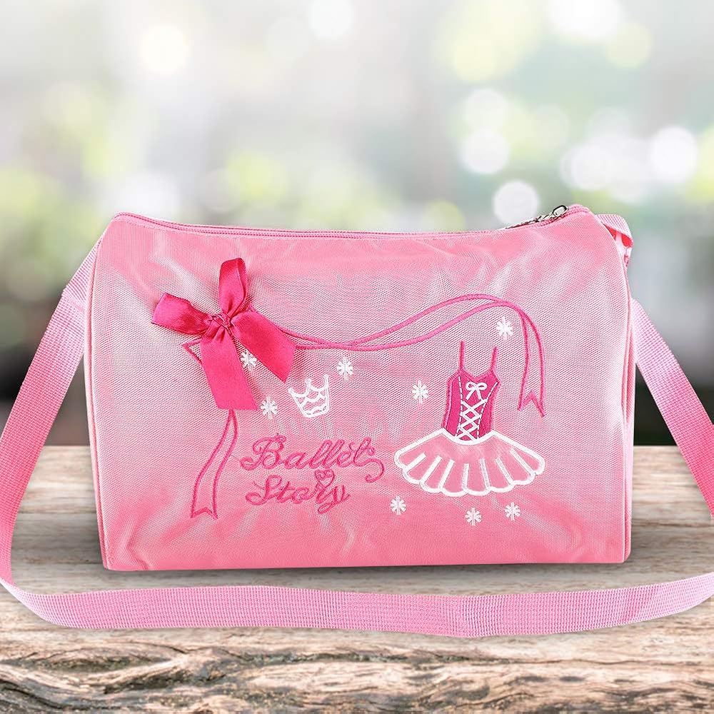 BD09827-sac De Ballet De Filles Fille Ballet Tutu Robe Rose Sac De