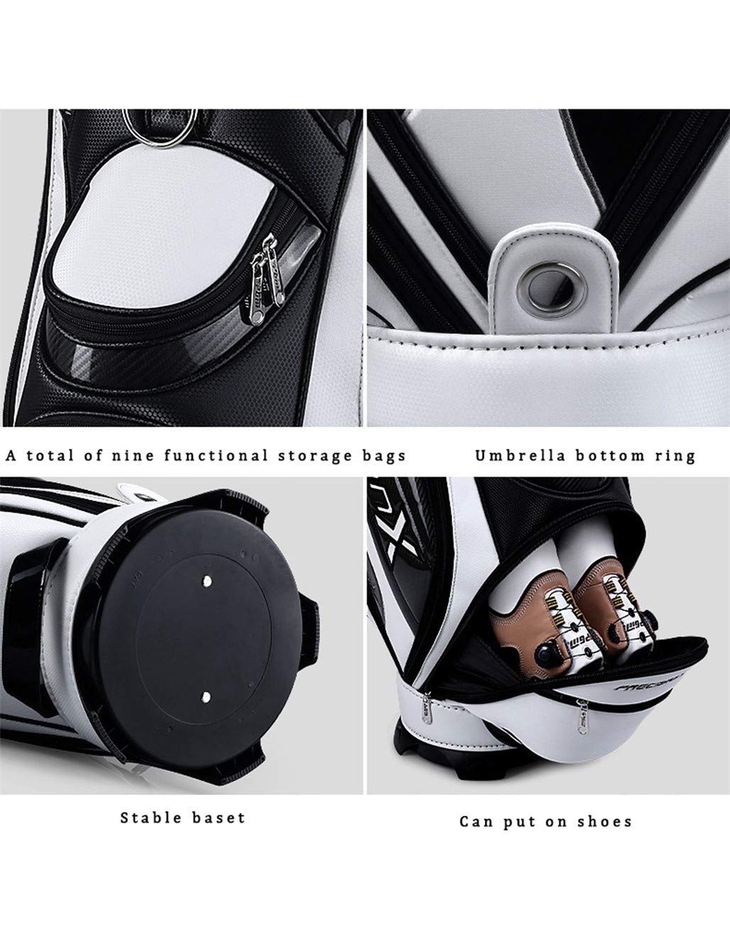 Sacche da golf, Sacca da golf professionale, vintage(B)