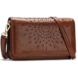 Crossbody Bags For Women,Wristlet Wallet Phone Purse Shoulder handbags Multi-Function Small RFID Clutch Card Holder