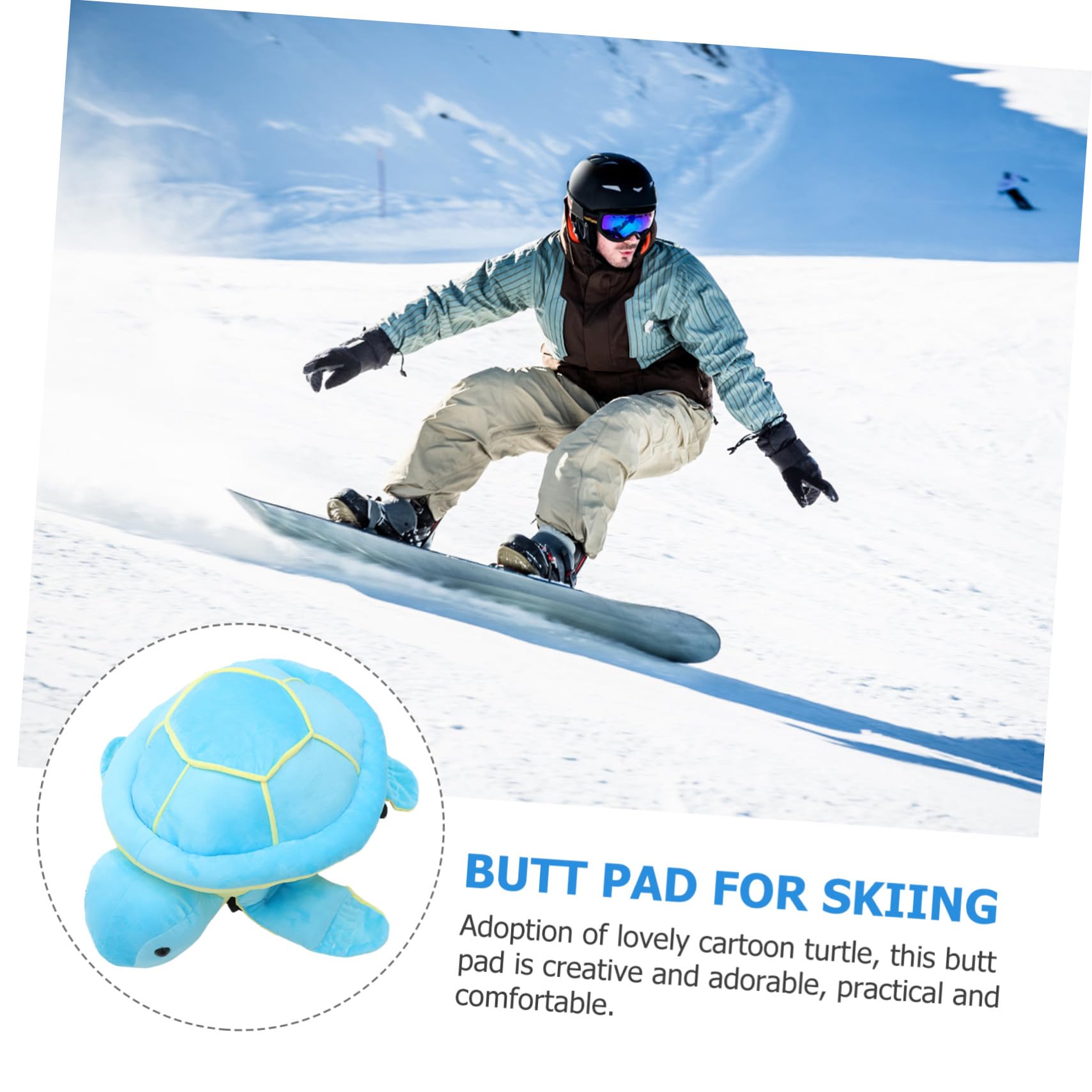 Protector de Tortuga de Cadera Esquí Trasero y Patinaje