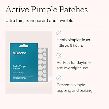 MDacne Hydrocolloid Pimple Patches for Acne, 36 Patches
