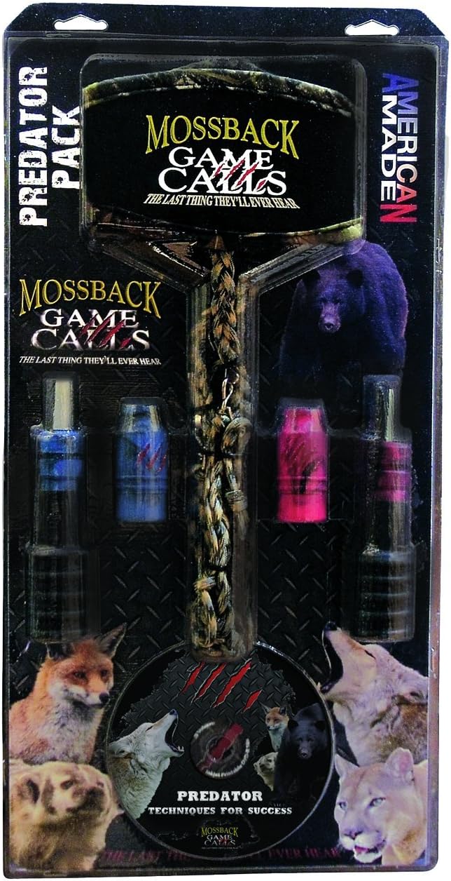Mossback MGC4PK Lanyard Predator Set, Pack of 4