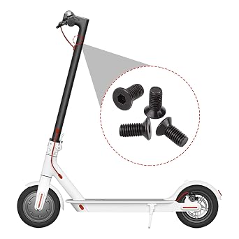 TOMALL Scooter Forehead Head Screw Accessories Stainless Steel Fixed Screw Kit 4 PCS Compatible for Xioami M365 Electric Scooter