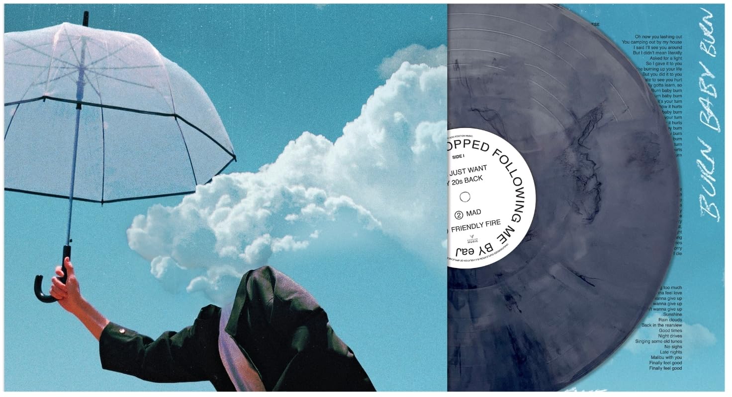 when the rain stopped following me (EP) (Pure Denim Blue Vinyl) [VINYL]