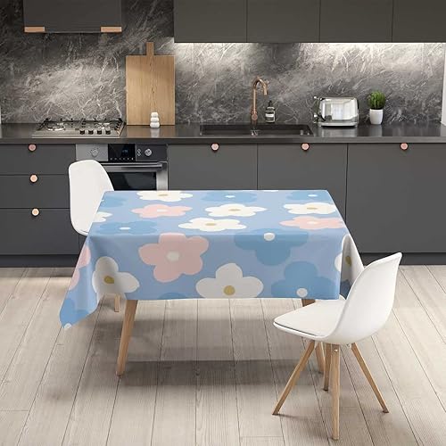 Miniatura 10 de Manteles De Mesa De Tela Multicolor para Fiestas Línea Visual Gradiente Ilusión Óptica Divertida Mesa De Picnic Para Decoración De La Cena Del