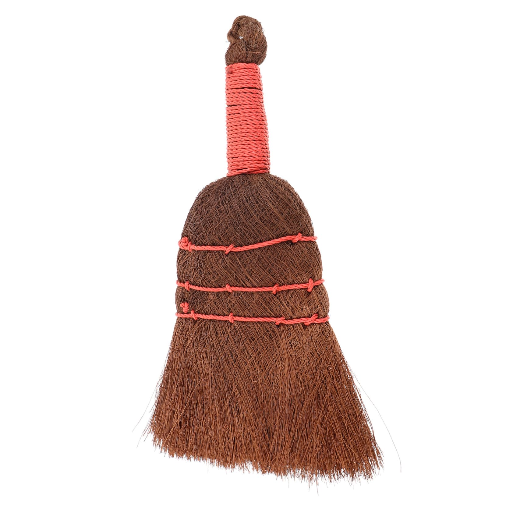Brown Brush Cleaning Brush Duster Wedding Broom Palm Broom Deck Cleaning Broom Short Handle Broom Tea Broom Manual Broom Dust Brush Broom Desk Cleaning Broom Desktop Broom Coir NULYLU
