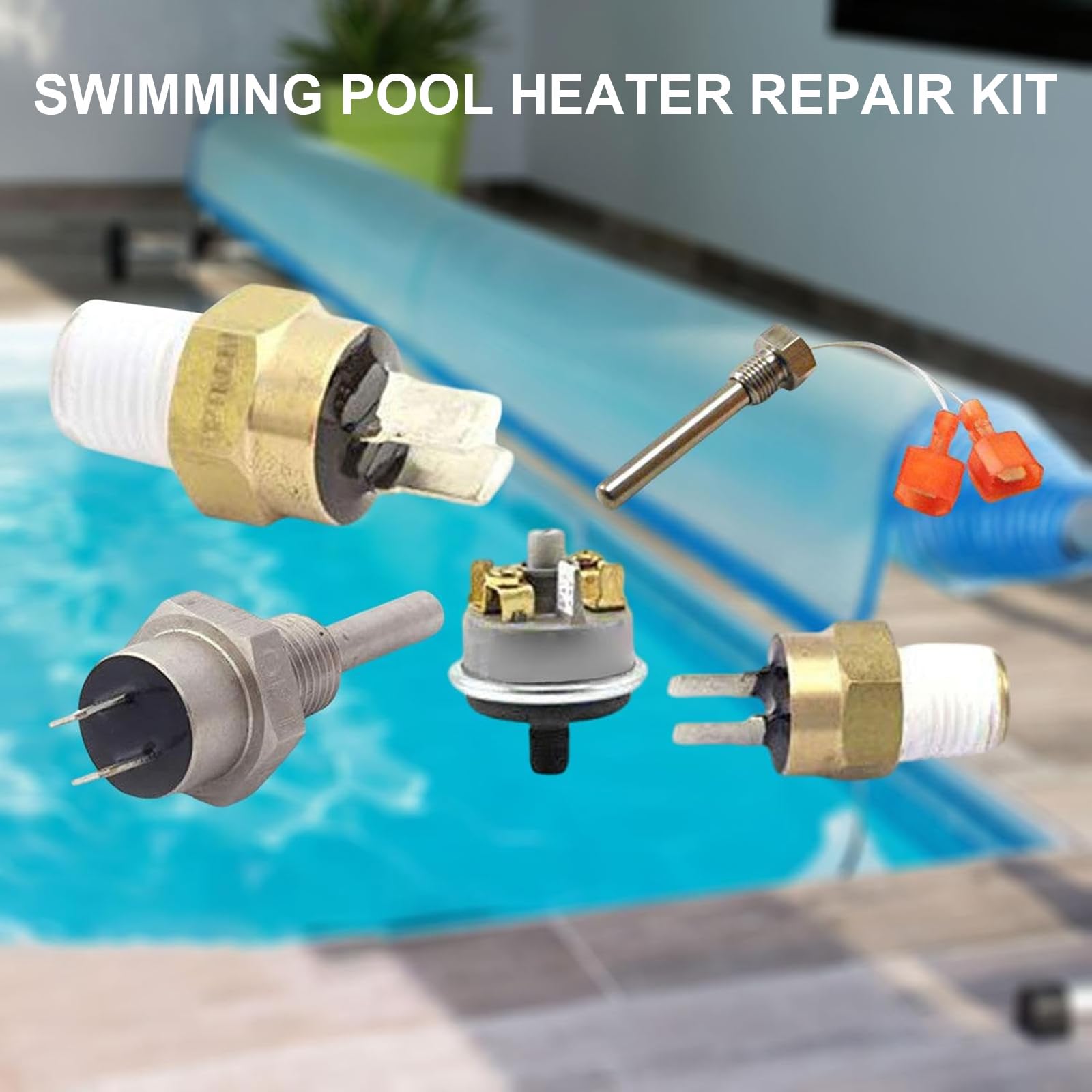 Sensores profesionales para calentador de piscina, parte de mantenimiento, control de temperatura, termistor para mantenimiento