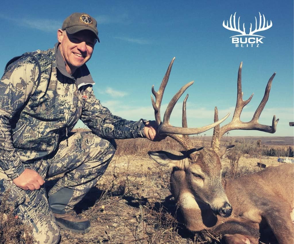Buck Blitz - Premium Deer Attractant and Hunting Bait for White Tailed Deer, 12 Ounce Concentrate for Deer Feed - As Seen On Final Descent Outdoors Hunting Show : Sports & Outdoors