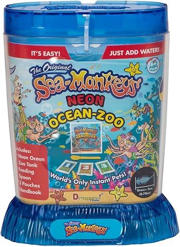 Miniatura 3 de Sea-Monkeys® Ocean Zoo Neon - World's Only Instant Pets® - Colores surtidos - A partir de 6 años (paquete de 1)