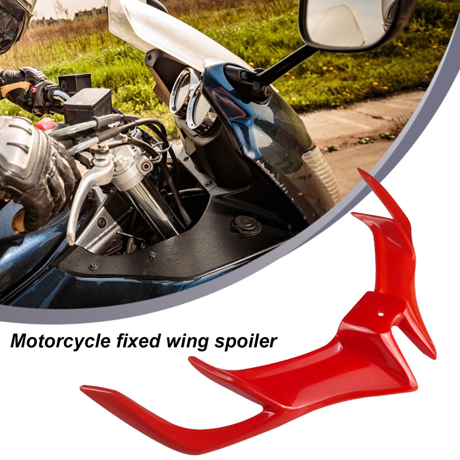 Spoiler Laterali Per Motociclette, Alette Aerodinamiche, Set Deflettori Per ADV 150 Dal 2019 Al 2020 Nero 95063798