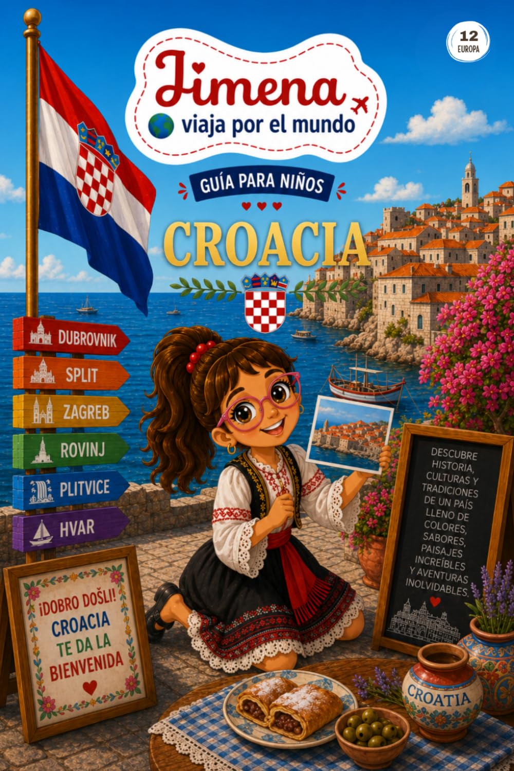Guía de Croacia para niños: Viaja, aprende y descubre con Jimena (Jimena viaja por el mundo)