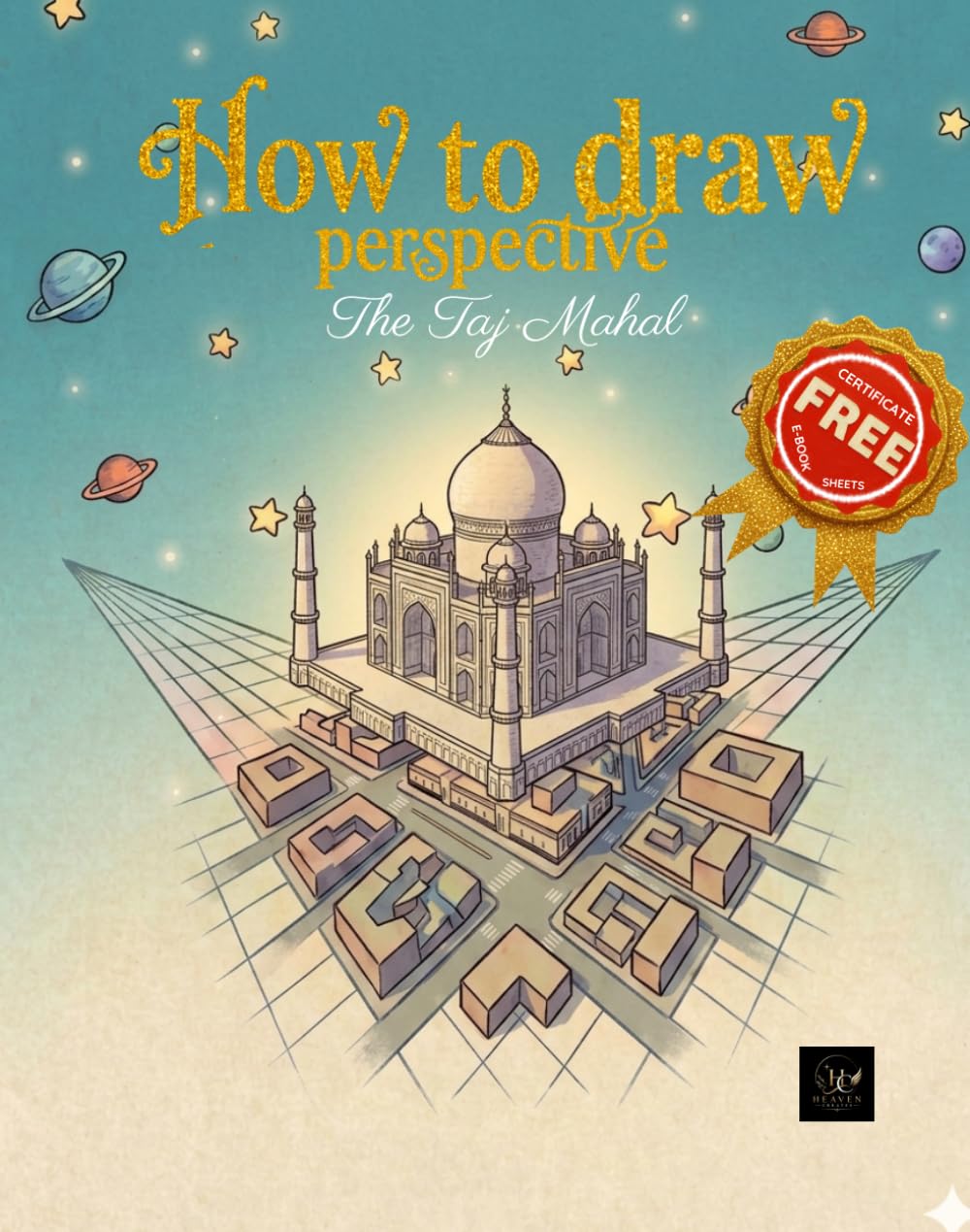 HOW TO DRAW IN PERSPECTIVE: TAJ MAHAL
