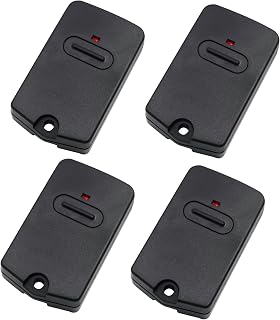 RB741 for Mighty Mule Gate Opener Remote, 318MHZ Gate Remote Control for GTO Gate Openers, 9 Dip FM135 Gate Transmitter for MM371W MM572W etc. Gate Clicker Garage Door Entry Controller (4 Pack)