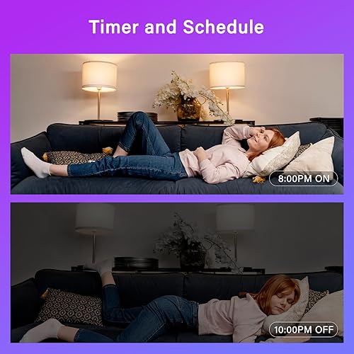 Miniatura 7 de Sengled Bombillas inteligentes de modo dual con control remotoaplicación, bombillas LED blancas giratorias 2700K-6500K, control de grupo