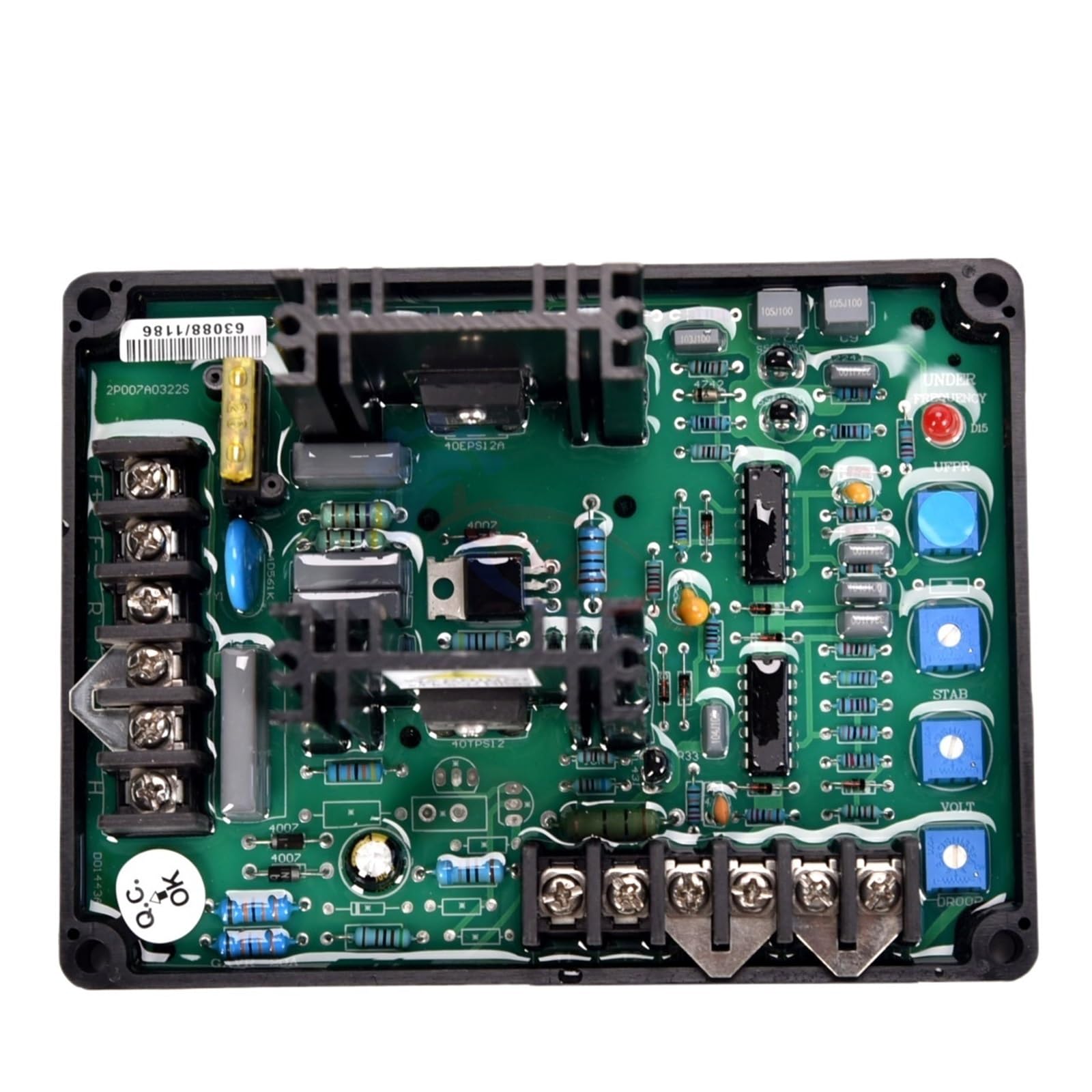 CSKWLLNBC 1pcs GAVR-20A SMD Diesel Generator AVR GAVR20A Automatic Voltage Regulator Genset Components(20A)