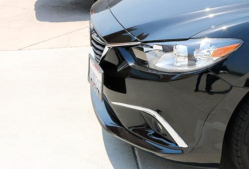 Miniatura 6 de iJDMTOY JDM Soporte de montaje de matrícula con adaptador para agujero delantero de remolque de defensas frontal para Mazda3 Mazda6 después de 2014,