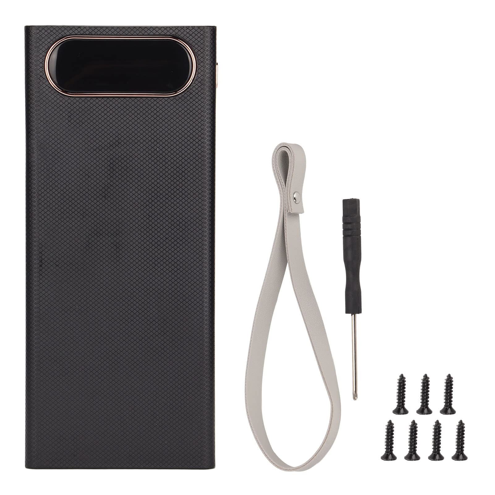 Zunate Power Bank Fai Da Te Con Display LCD – Case Per 10 Batterie 18650, Ricarica Rapida 22.5W, Doppia USB, Ingressi Micro E Tipo C - 4