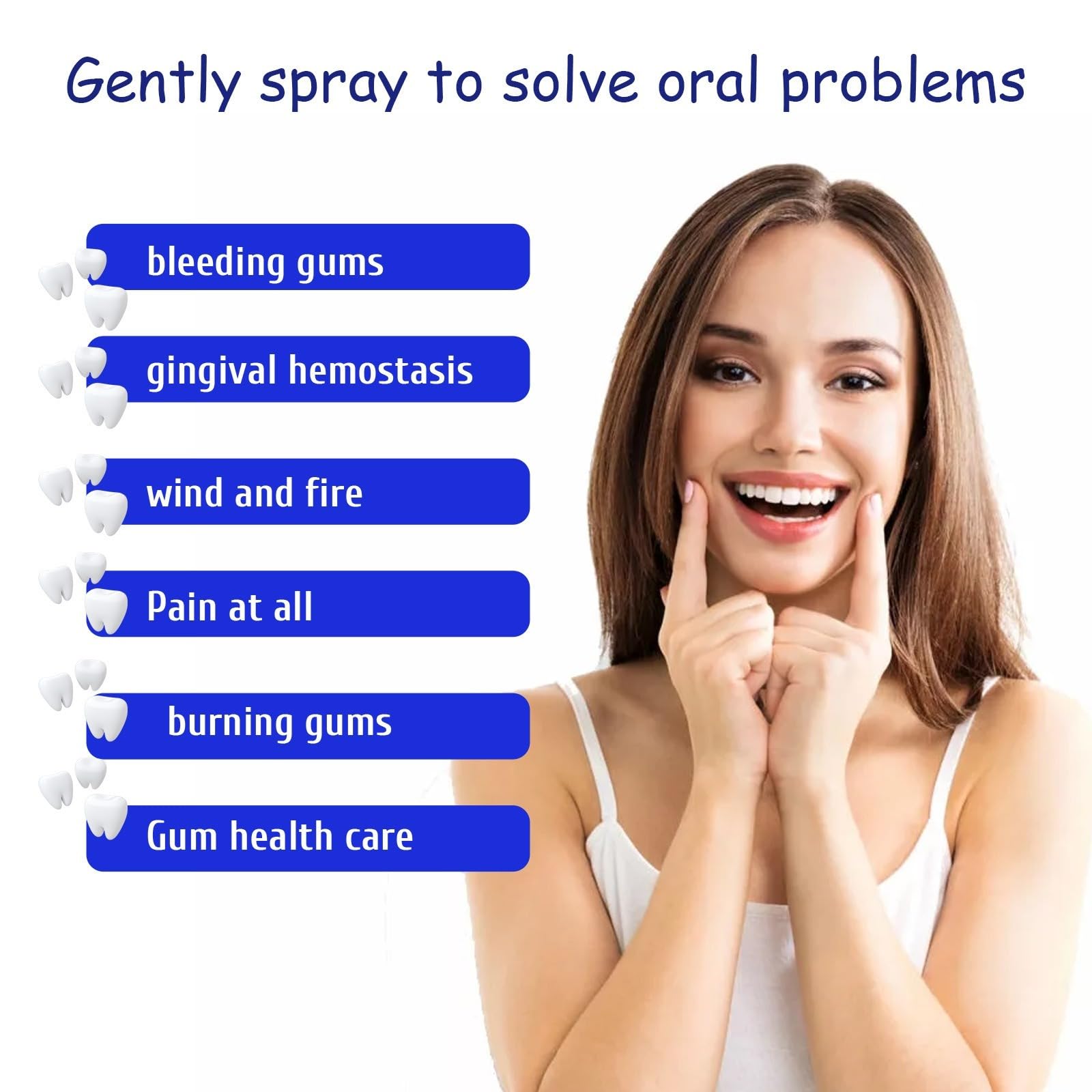 Spray Dental de Alivio Rápido, Tratamiento de los Dientes, Alivio del Dolor de Muela, Dolor Muscular