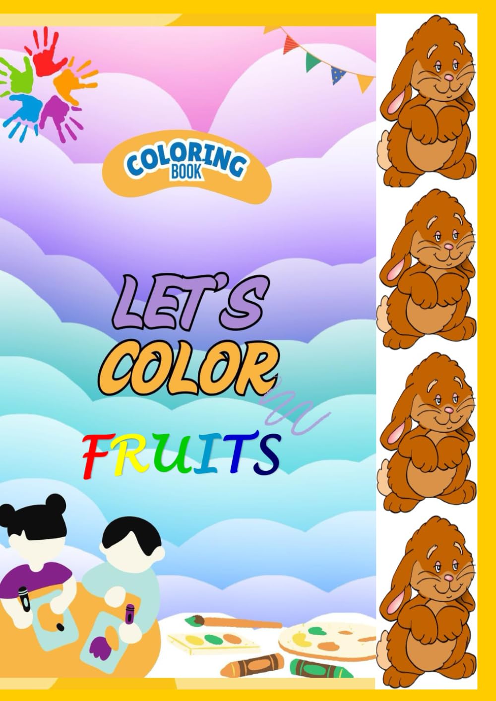Fruits Colouring Book