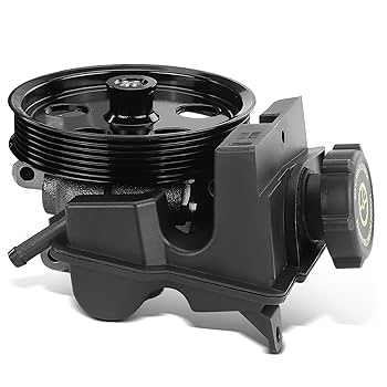 Power Steering Pump Assembly with Pulley & Reservoir