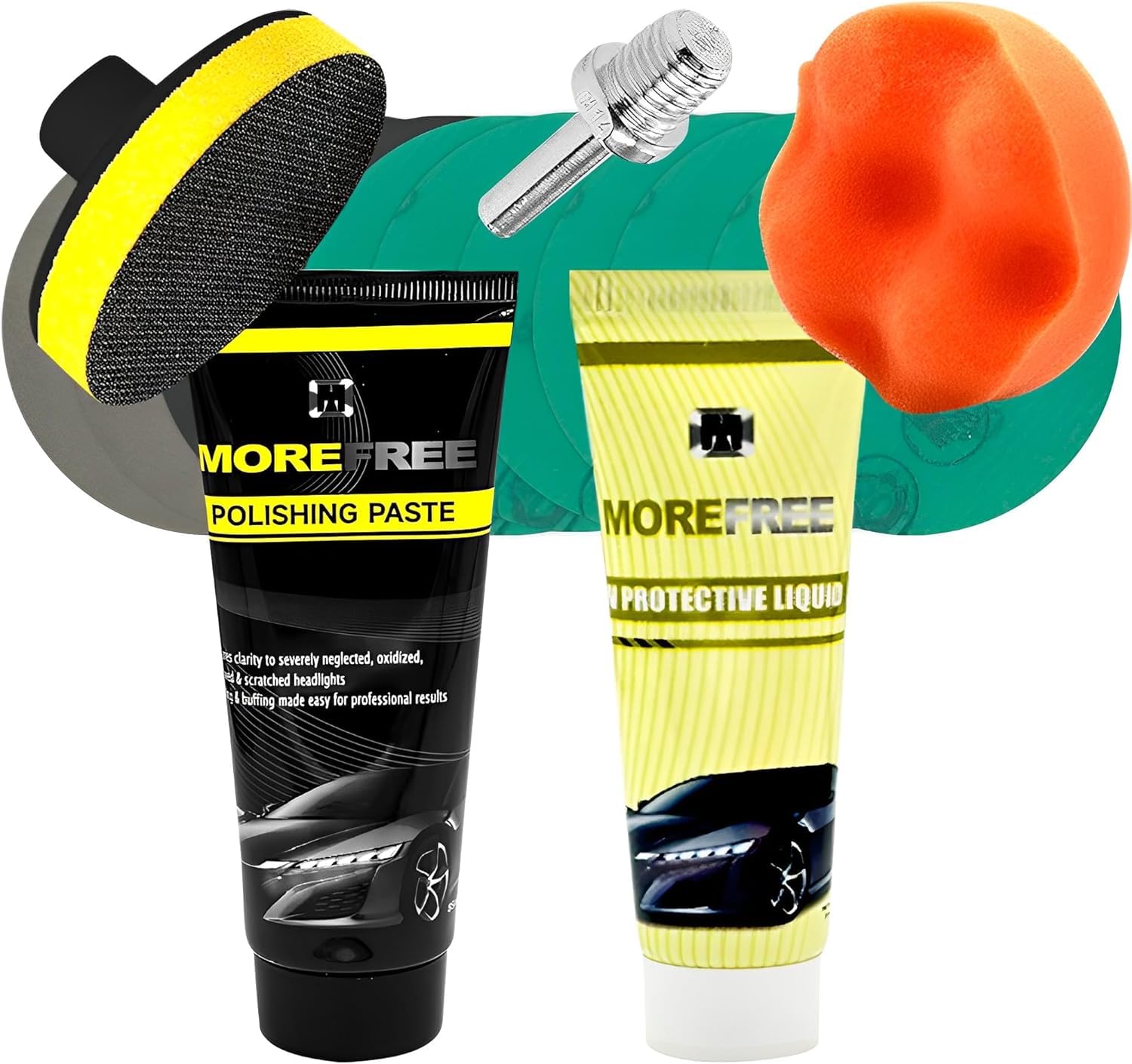 MORE FREE Kit De Restauration Phares - Polissage Et Protection