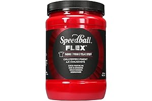 Speedball Flex Fabric Screen Printing Ink: Unveil Vibrant Chili Pepper Tones on Your Masterpieces