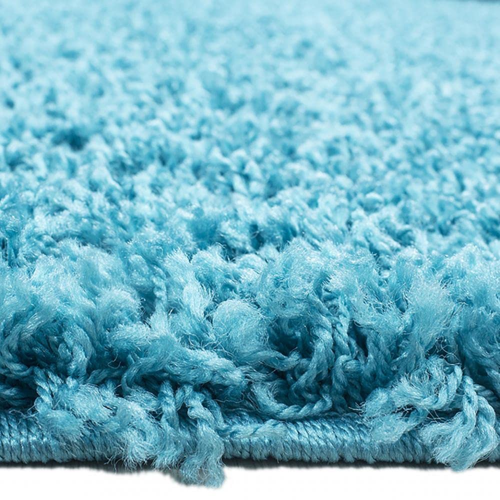 CARPETIA Tappeto Spaghetti caldo e coccoloso | OEKO-TEX: privo di sostanze nocive | turchese Größe 80x150 cm