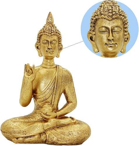 Miniatura 4 de Estatua de Buda de resina de estilo asiático del sudeste buda tailandés decorativo BS119